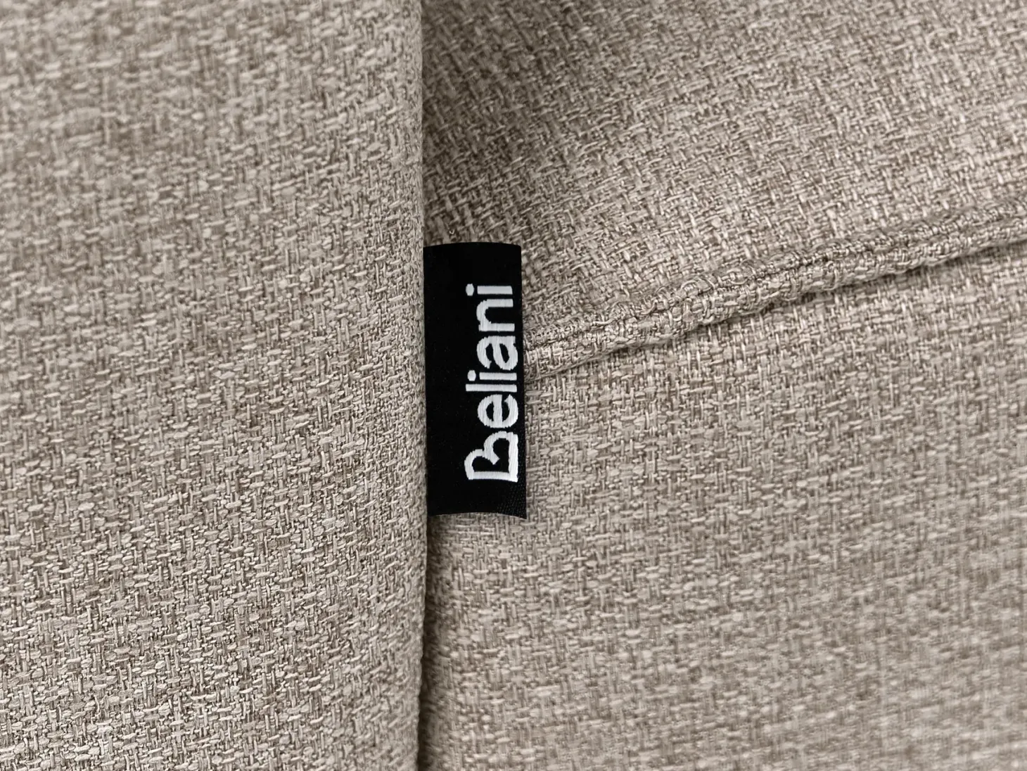 Hjørnesofa 3 personers FAABORG Beige Venstrevendt