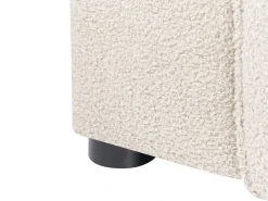 Hjørnesofa 3 personers FAABORG Boucle Beige Venstrevendt