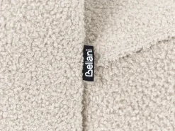 Hjørnesofa 3 personers FAABORG Boucle Beige Venstrevendt