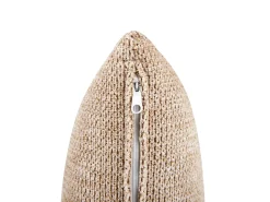 Hjørnesofa 3 personers HOLT Beige med fodskammel Venstrevendt