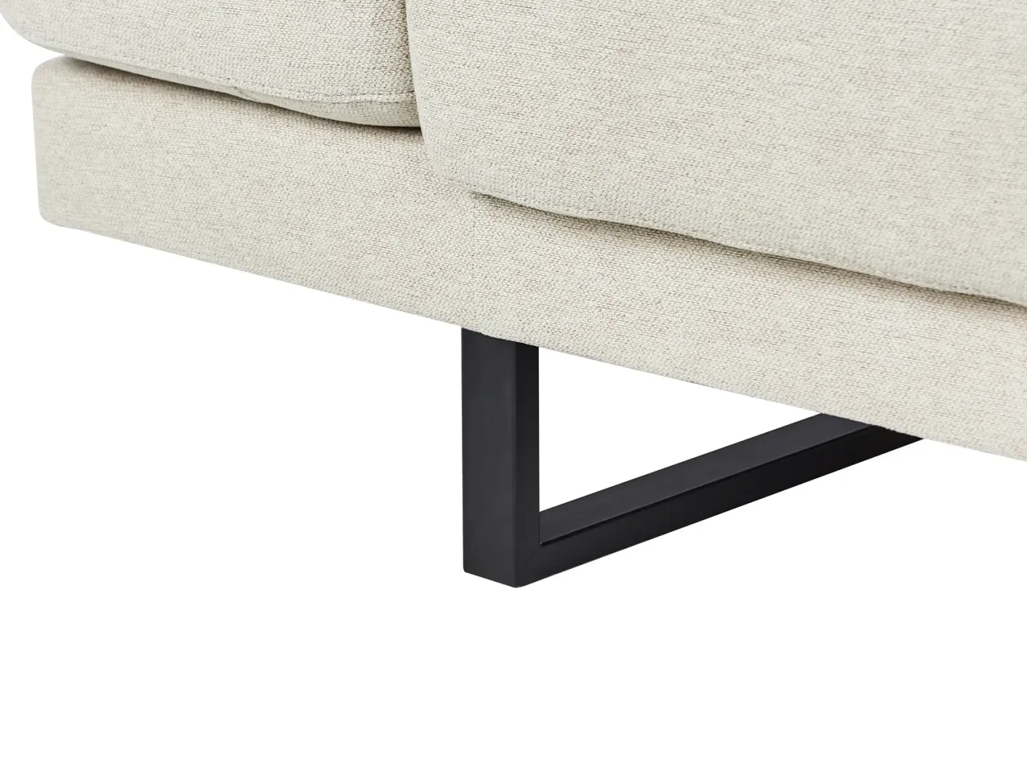 Hjørnesofa 4 personers IKAST Lys Beige Venstrevendt