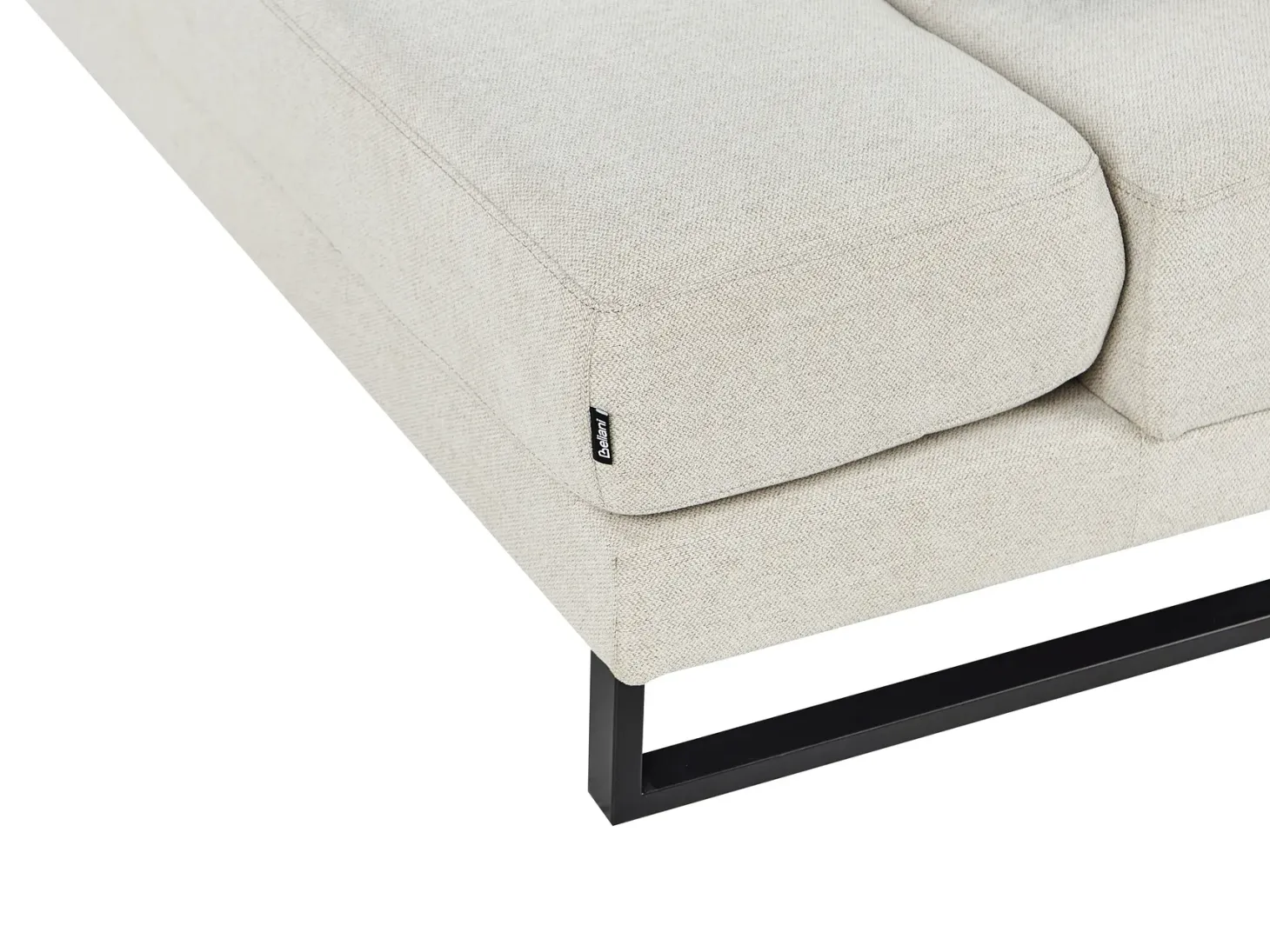 Hjørnesofa 4 personers IKAST Lys Beige Venstrevendt