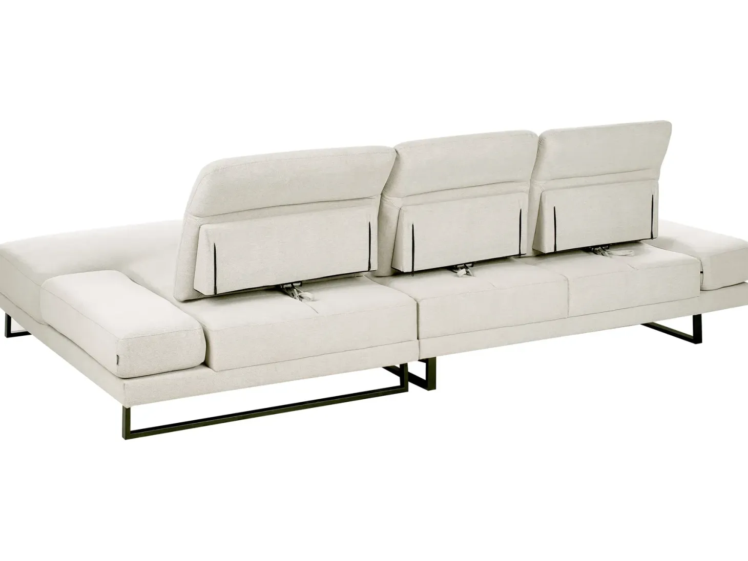 Hjørnesofa 4 personers IKAST Lys Beige Venstrevendt