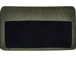 Hjørnesofa 4 personers KIRUNA Velour Mørkegrøn Venstrevendt