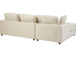 Hjørnesofa 4 personers KOHLO Lys Beige Højrevendt