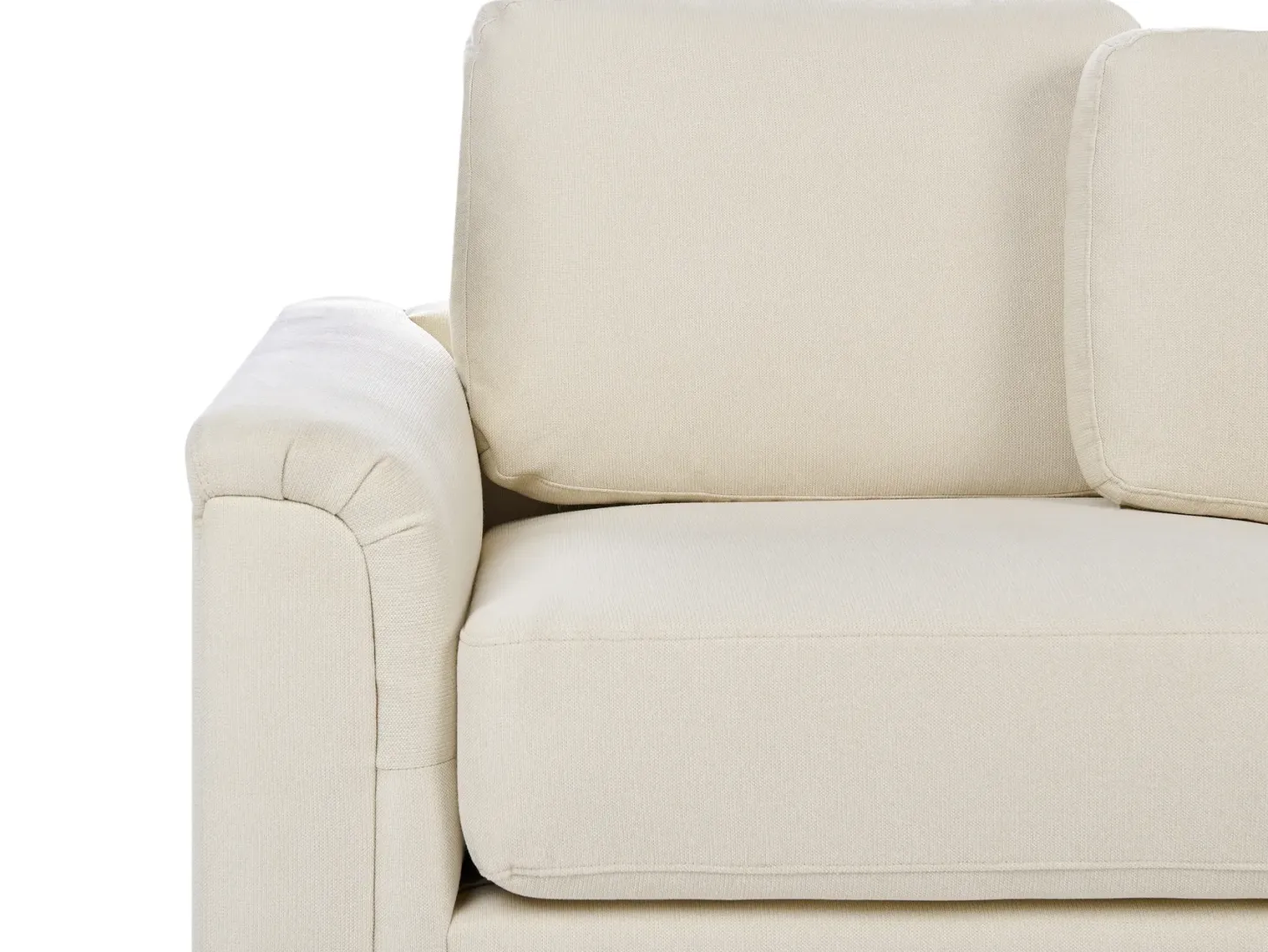 Hjørnesofa 4 personers KOHLO Lys Beige Venstrevendt