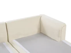 Hjørnesofa 4 personers KOHLO Lys Beige Venstrevendt