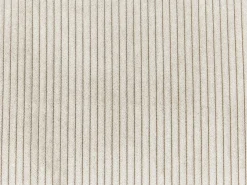 Hjørnesofa 4 personers LUNNER Fløjl Beige Venstrevendt