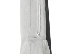 Hjørnesofa 3 personers MALOY Chenille Lysegrå Højrevendt