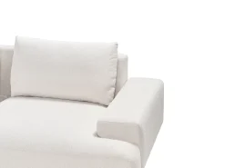 Hjørnesofa 4 personers MARIFERD Lys Beige Højrevendt