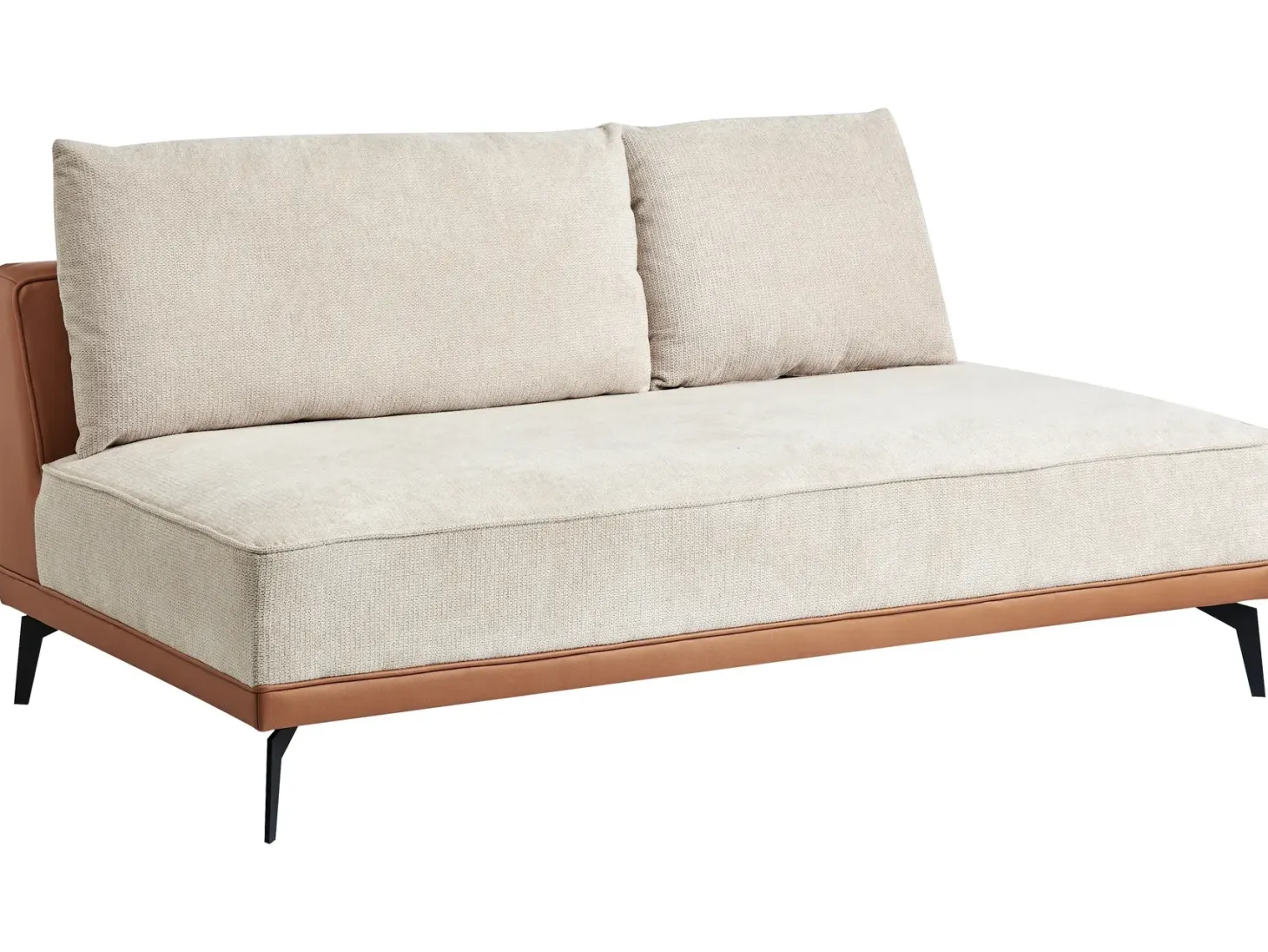 Hjørnesofa 3 personers MYKEN Lys Beige Højrevendt