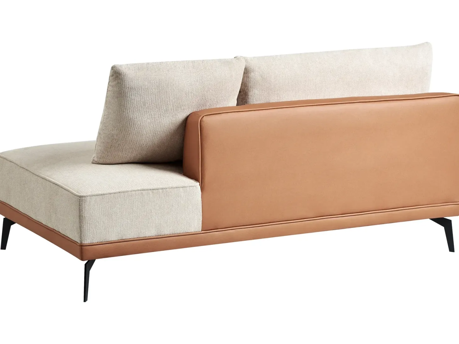 Hjørnesofa 3 personers MYKEN Lys Beige Højrevendt
