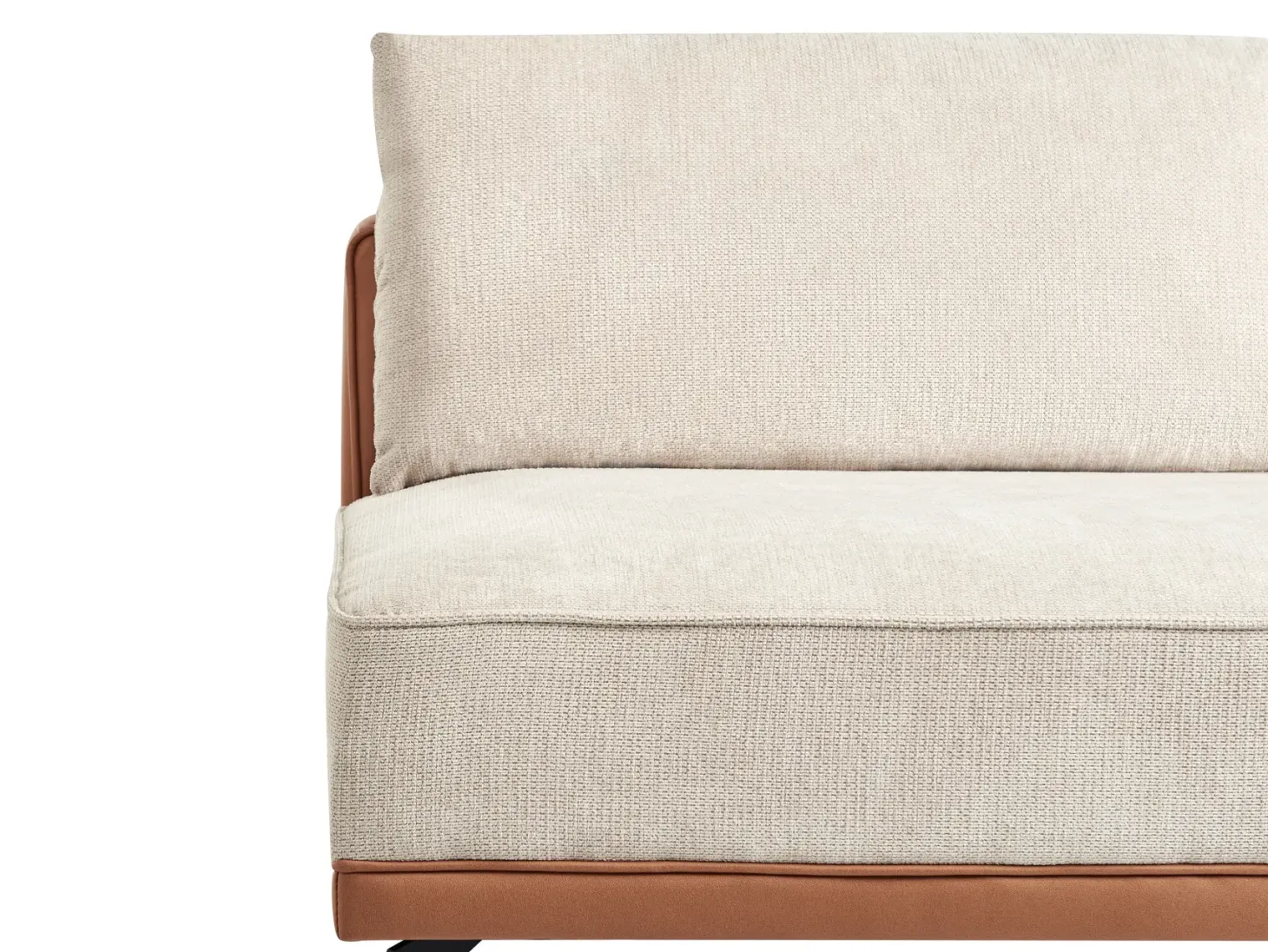 Hjørnesofa 3 personers MYKEN Lys Beige Højrevendt