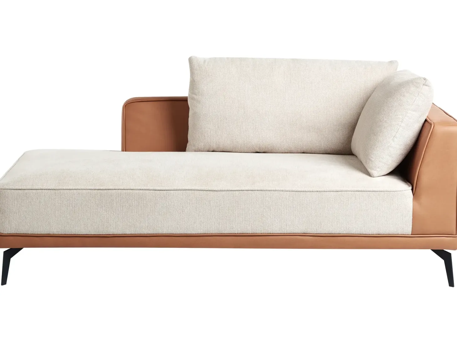 Hjørnesofa 3 personers MYKEN Lys Beige Højrevendt
