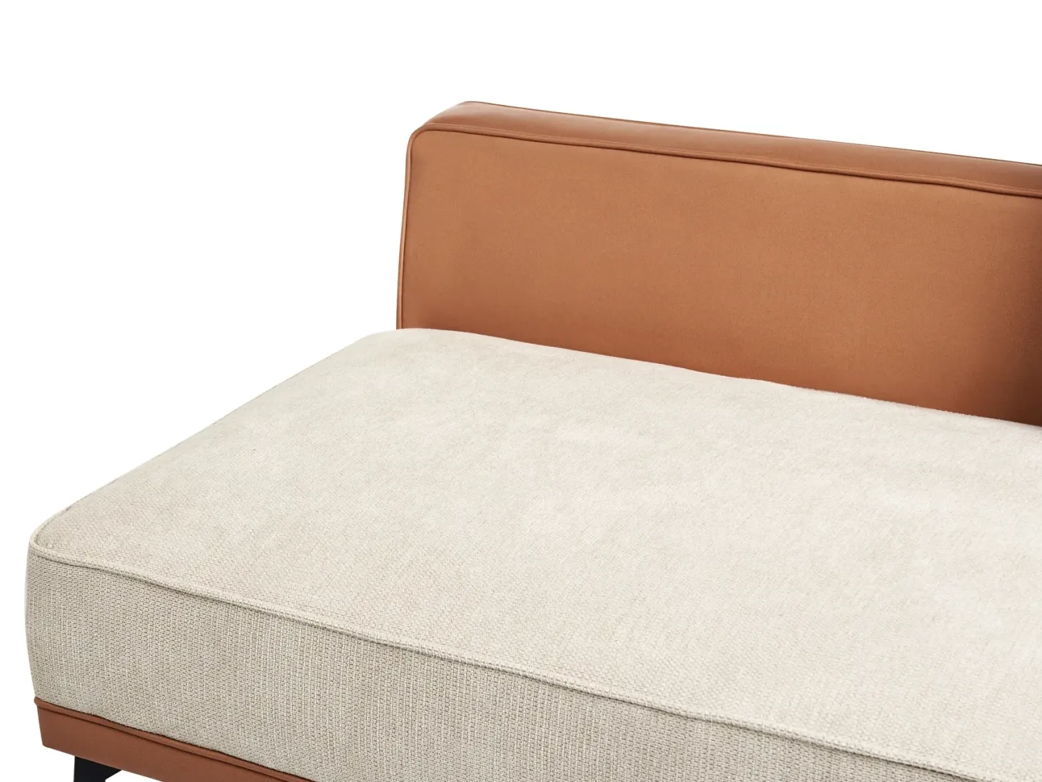 Hjørnesofa 3 personers MYKEN Lys Beige Højrevendt