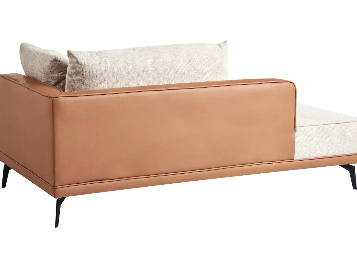 Hjørnesofa 3 personers MYKEN Lys Beige Højrevendt