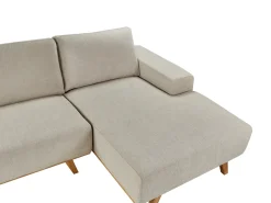 Hjørnesofa 3 personers NORA Beige Venstrevendt