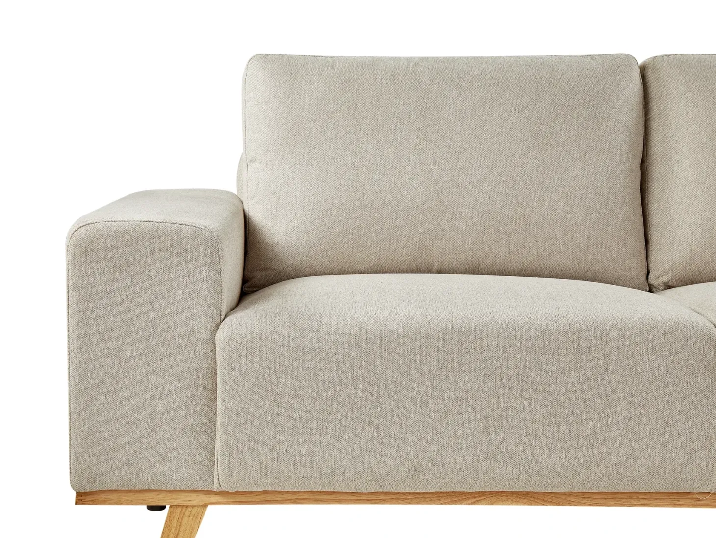 Hjørnesofa 3 personers NORA Beige Venstrevendt