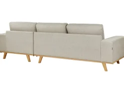 Hjørnesofa 3 personers NORA Beige Højrevendt