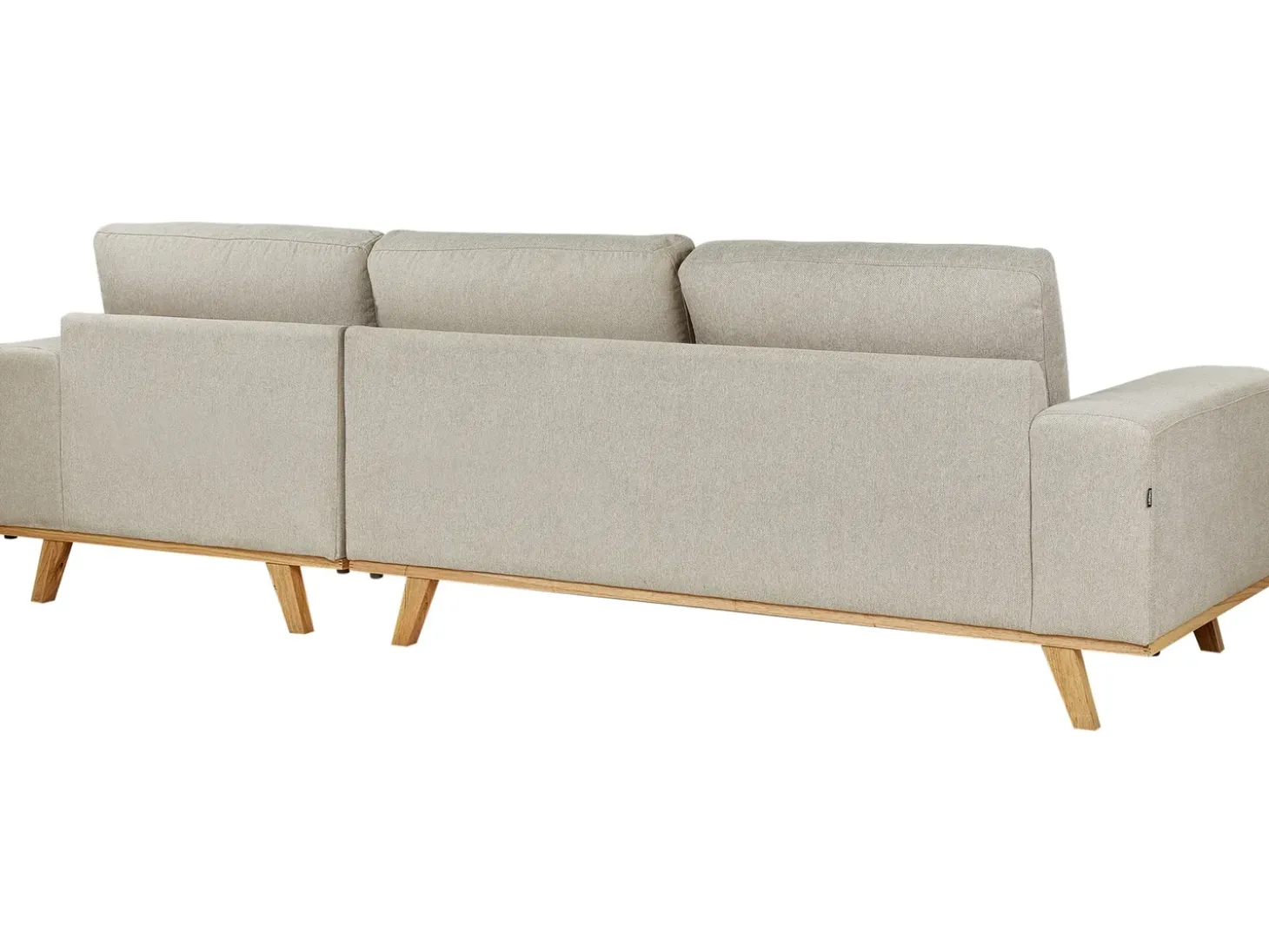 Hjørnesofa 3 personers NORA Beige Højrevendt