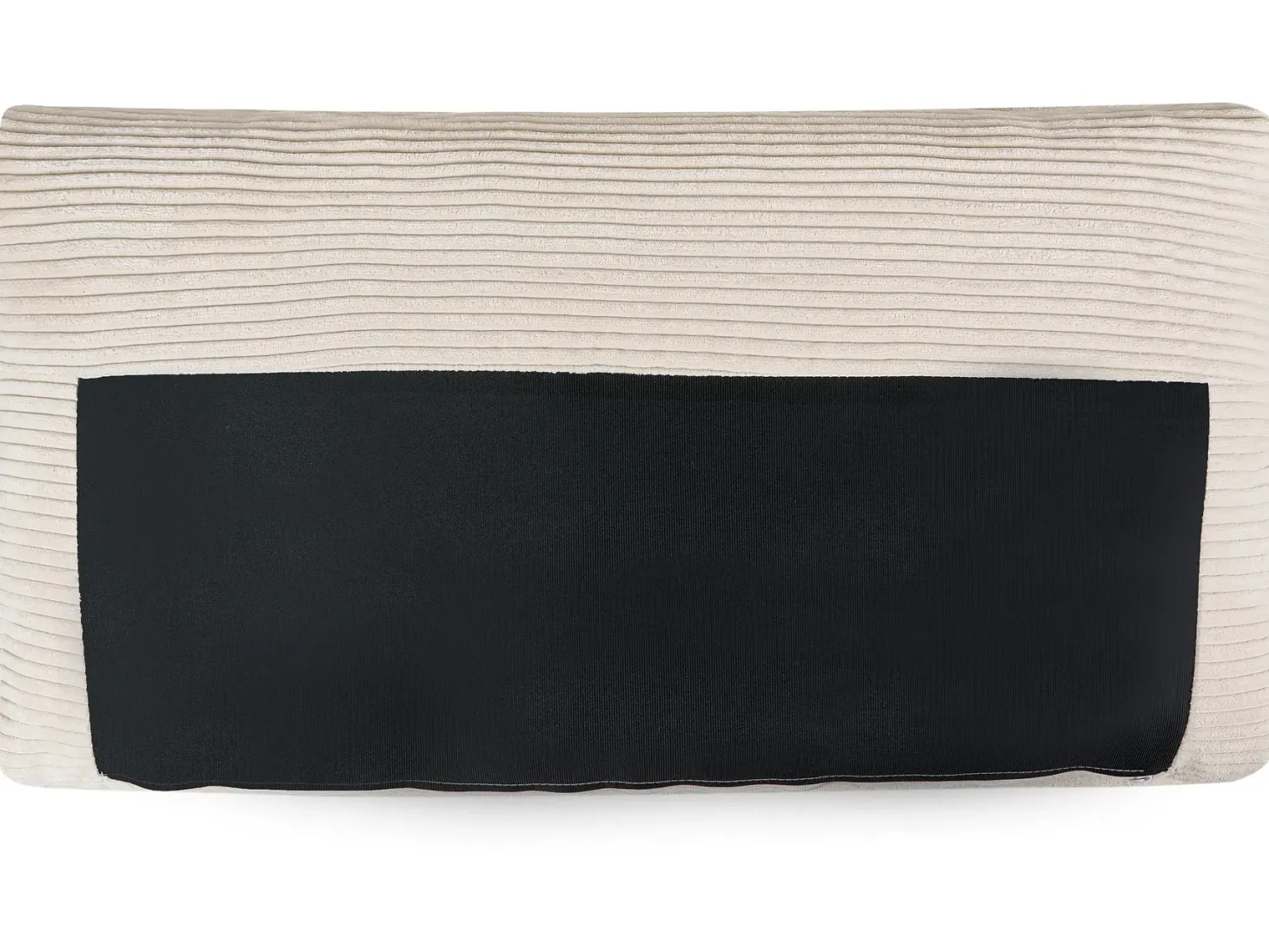 Hjørnesofa 4 personers SIGGARD Fløjl Lys Beige Venstrevendt