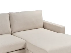 Hjørnesofa 4 personers SIGGARD Beige Venstrevendt