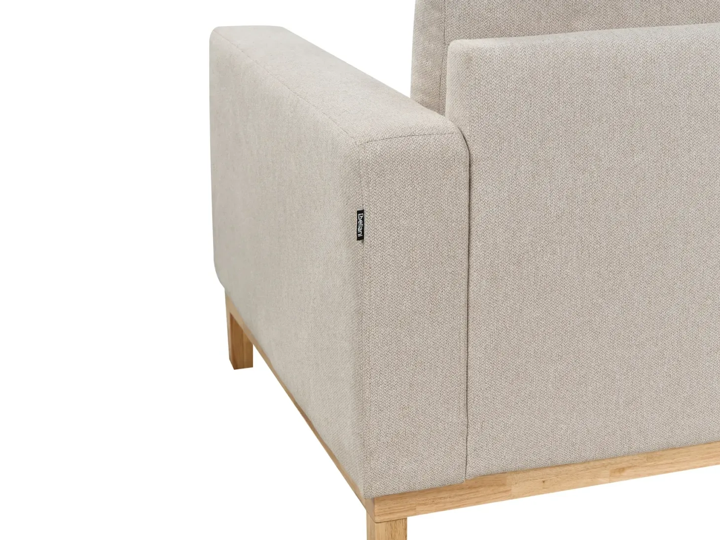 Hjørnesofa 4 personers SIGGARD Beige Højrevendt