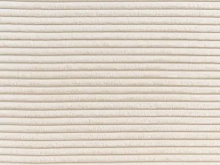 Hjørnesofa 4 personers SIGGARD II Fløjl Lys Beige Højrevendt