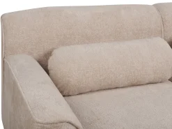 Hjørnesofa 3 personers SIMOS Chenille Beige Højrevendt