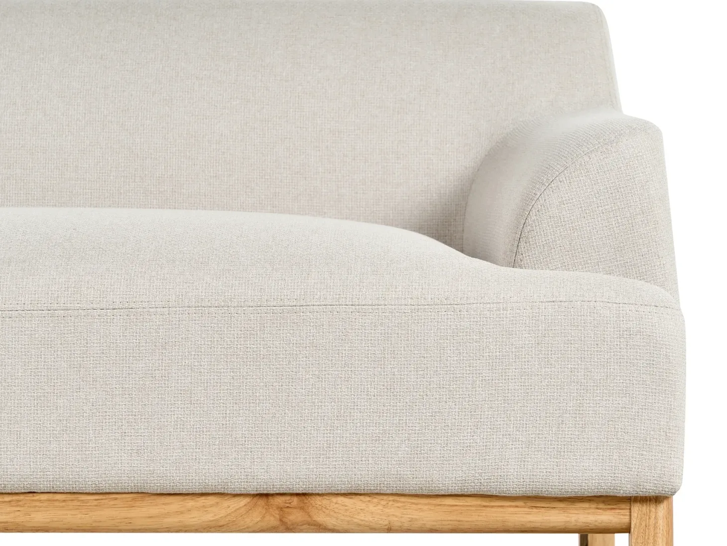Hjørnesofa 3 personers SOSJO Lys Beige Højrevendt