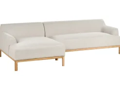 Hjørnesofa 3 personers SOSJO Lys Beige Højrevendt