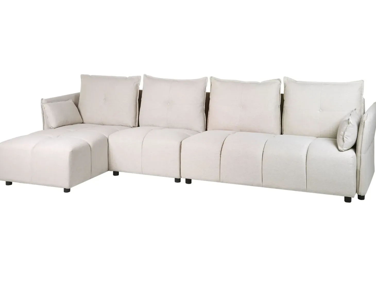 Hjørnesofa 4 personers TOMRA Beige Højrevendt