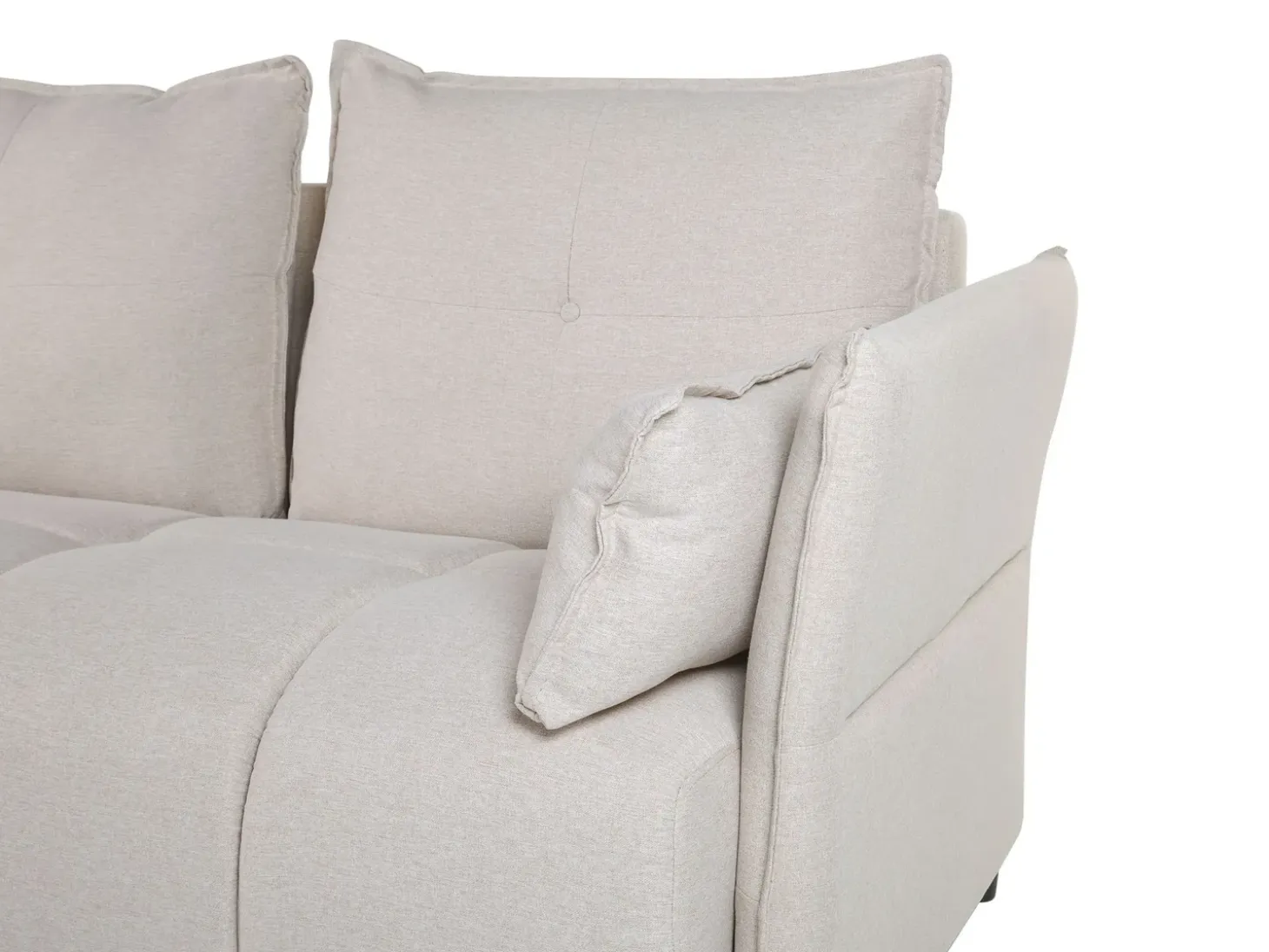 Hjørnesofa 4 personers TOMRA Beige Højrevendt