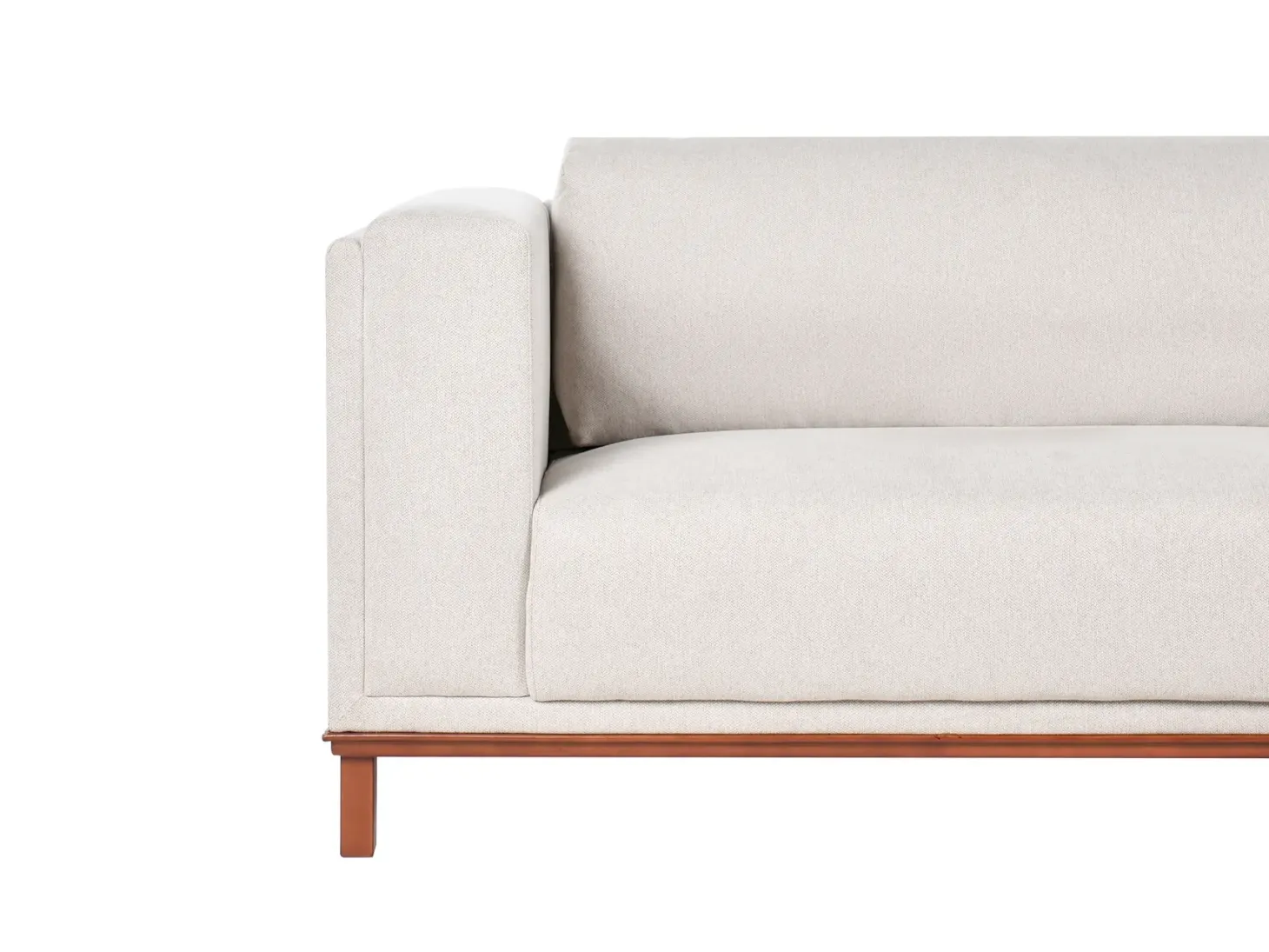Hjørnesofa 4 personers VENG Lys Beige Venstrevendt