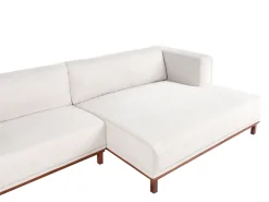 Hjørnesofa 4 personers VENG Lys Beige Venstrevendt