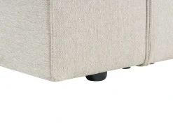 Hjørnesofa 3 personers VERNON Lys Beige Venstrevendt