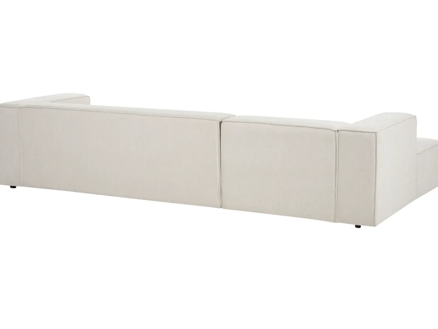 Hjørnesofa 3 personers VERNON Lys Beige Højrevendt