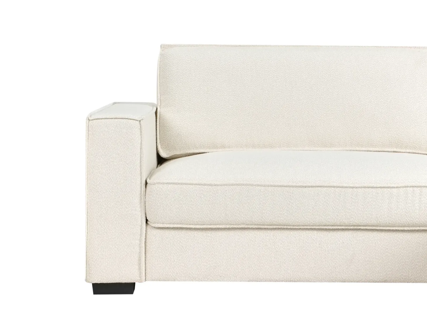 Hjørnesofa RENDERS Boucle Cremehvid Venstrevendt