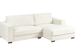 Hjørnesofa RENDERS Boucle Cremehvid Venstrevendt