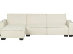 Hjørnesovesofa 3 personers ROMEDAL Beige Højrevendt