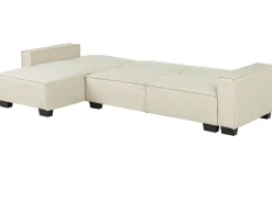 Hjørnesovesofa 3 personers ROMEDAL Beige Højrevendt