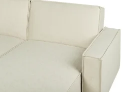 Hjørnesovesofa 3 personers ROMEDAL Beige Venstrevendt