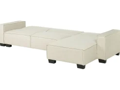 Hjørnesovesofa 3 personers ROMEDAL Beige Venstrevendt