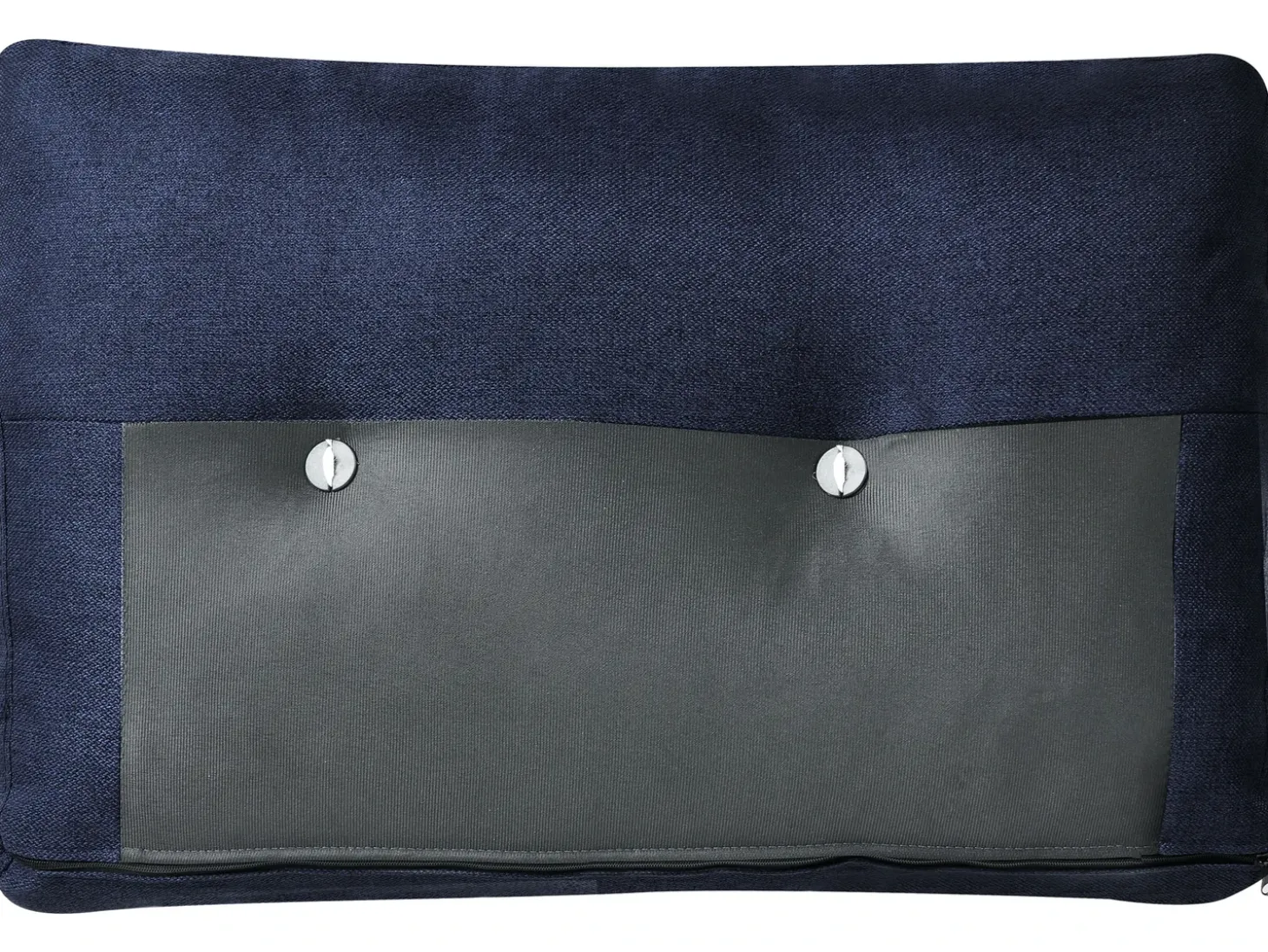 Hjørnesovesofa 4 personers FLAKK Navy Blå med opbevaring Venstrevendt