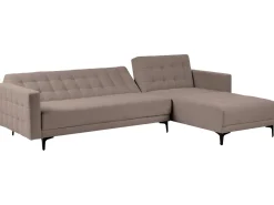 Hjørnesovesofa modul 4 personers ABERDEEN Brungrå Venstrevendt