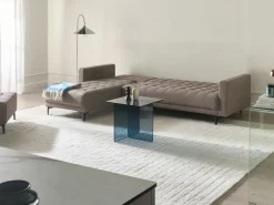 Hjørnesovesofa modul 4 personers ABERDEEN Brungrå Højrevendt