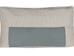 Hjørnesovesofa 3 personers ABACKA Fløjl Beige Venstrevendt