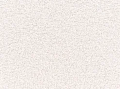 Hjørnesovesofa 3 personers EDANE Boucle Cremehvid med opbevaring Venstrevendt