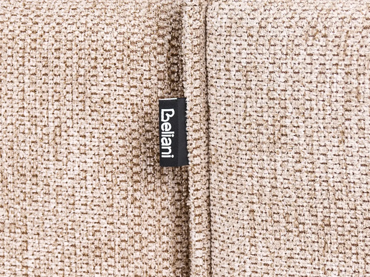 Hjørnesovesofa 3 personers EDANE Beige med opbevaring Venstrevendt