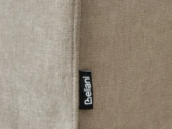 Hjørnesovesofa 3 personers NUBORG Chenille Lys Beige Venstrevendt